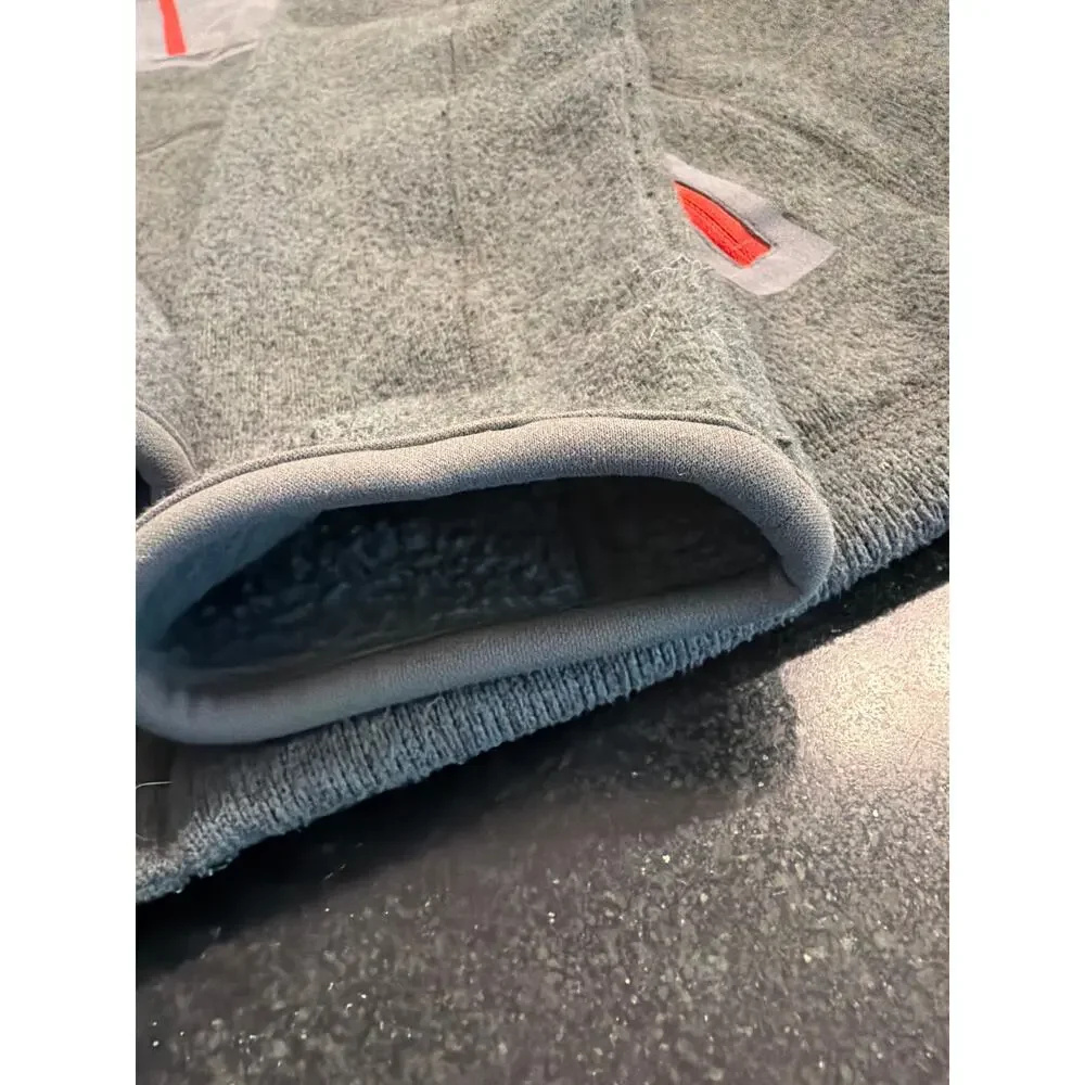 Cabelas XPG zip front Gray fleece jacket LG
